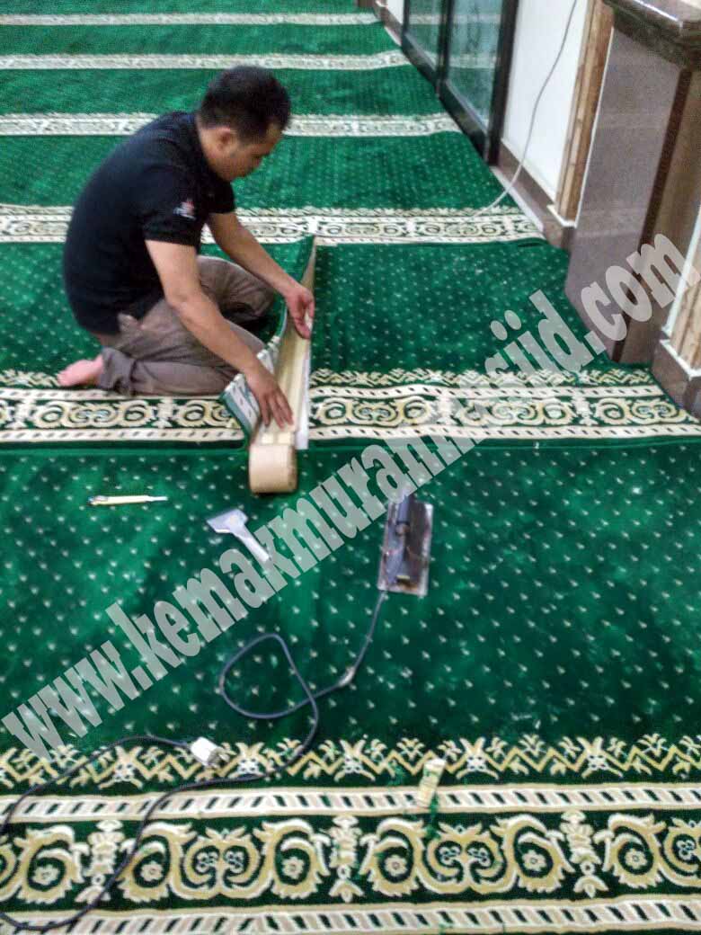 Harga Grosir Karpet Masjid Bandung Motif Polos Al Husna 