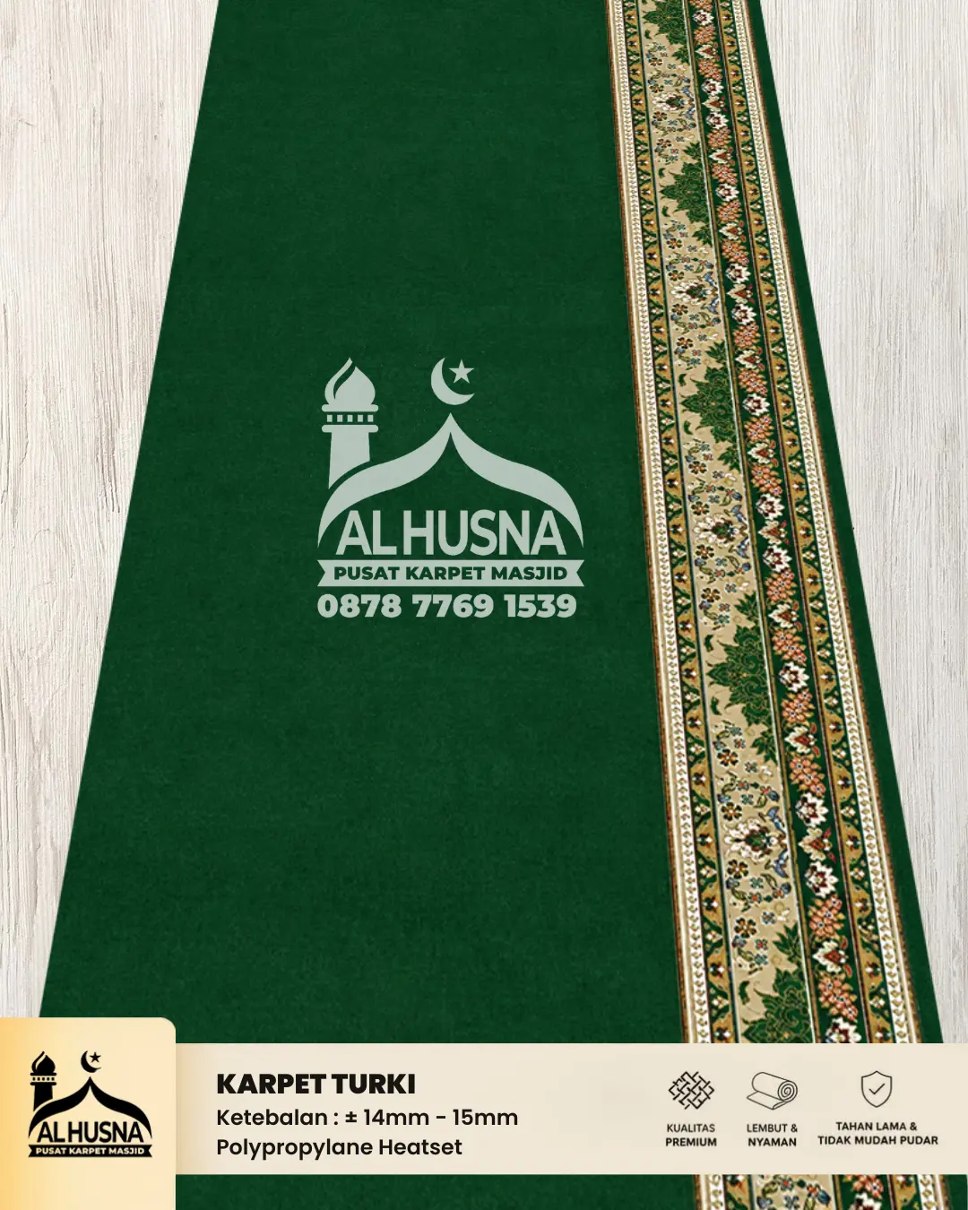 cara beli karpet masjid pertama kali panduan