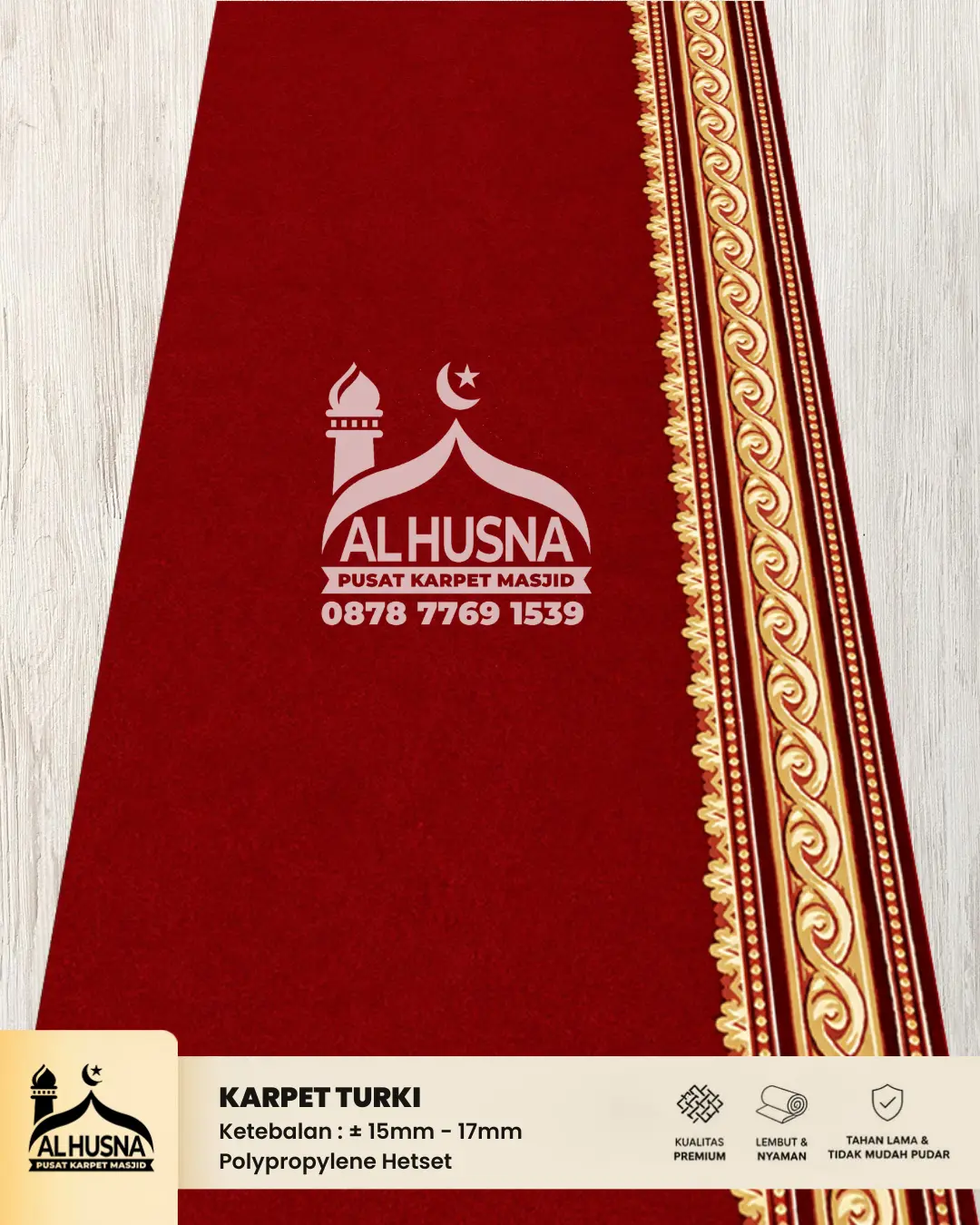 jual karpet masjid Tangerang Al Husna