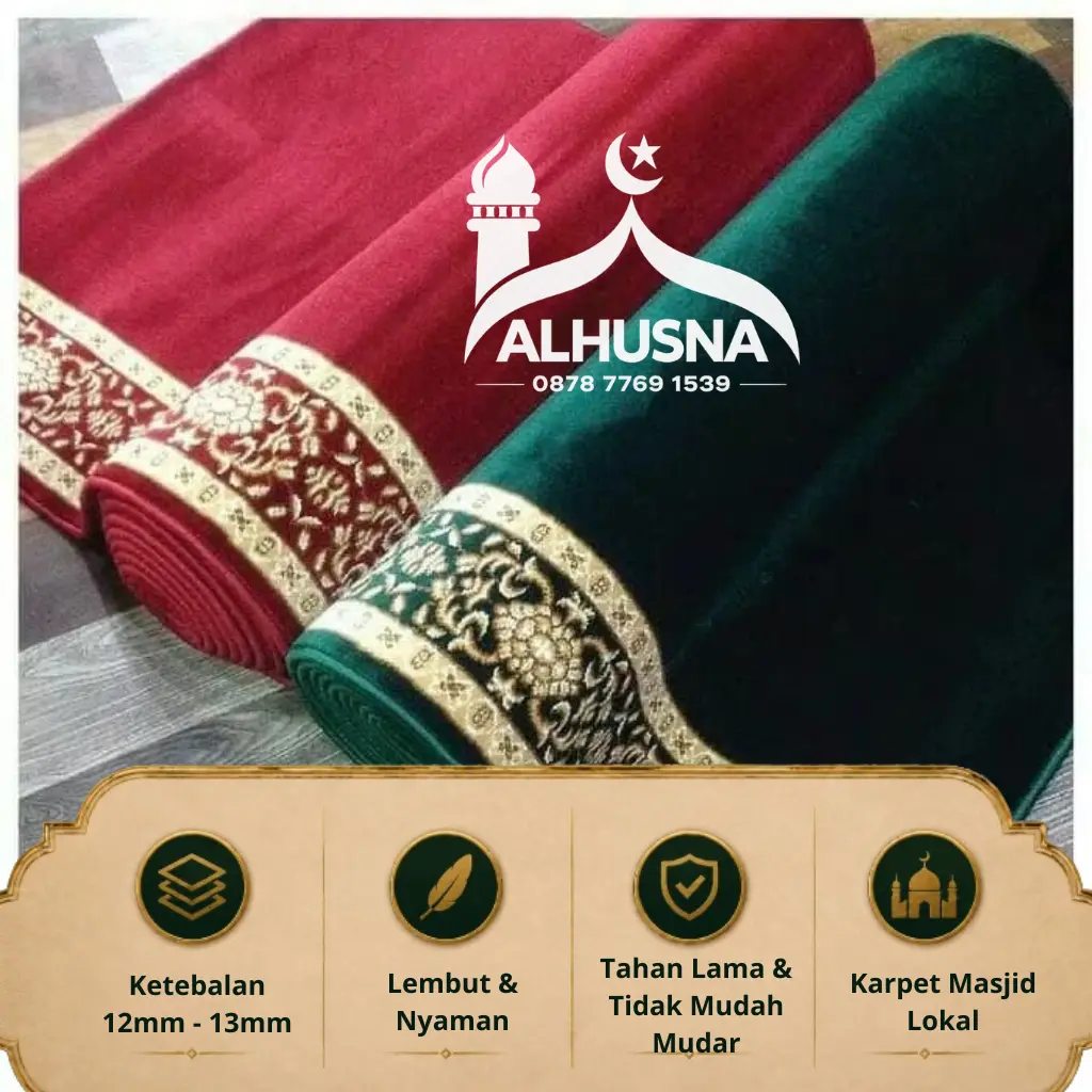cara hitung budget karpet masjid akurat