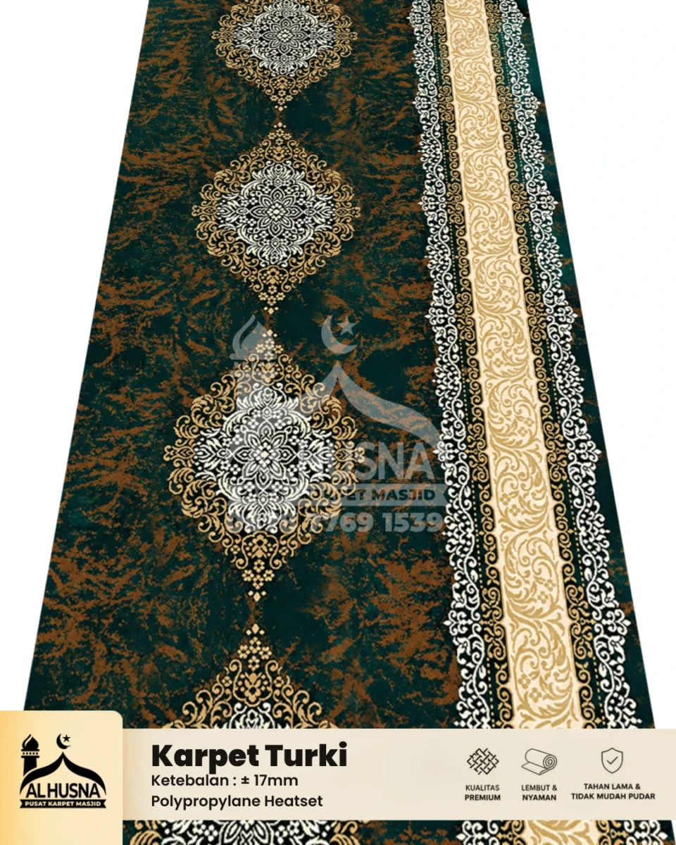 Karpet masjid Turki vs karpet masjid lokal