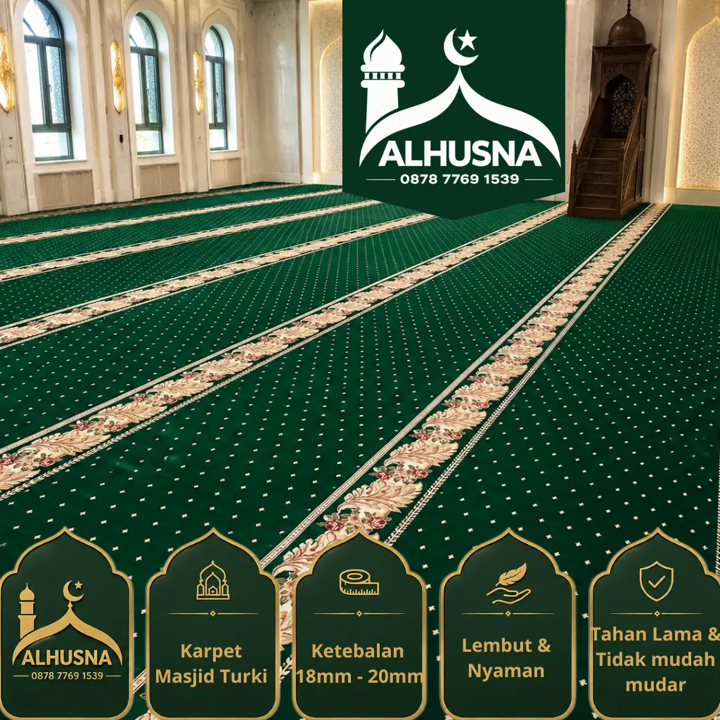perbandingan semua jenis karpet masjid 2026