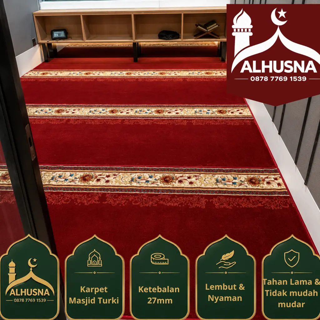 ulasan karpet masjid wool setelah 1 tahun