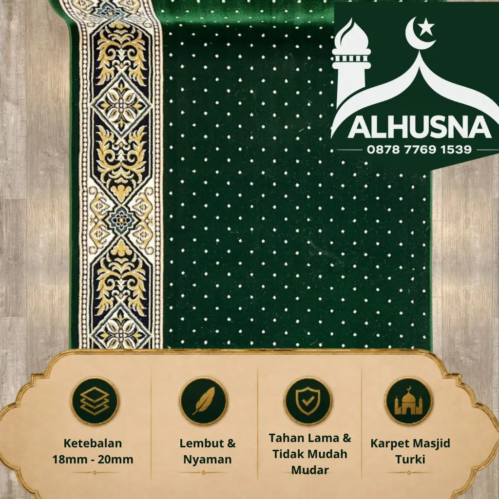 tips karpet masjid musim hujan agar tidak lembab