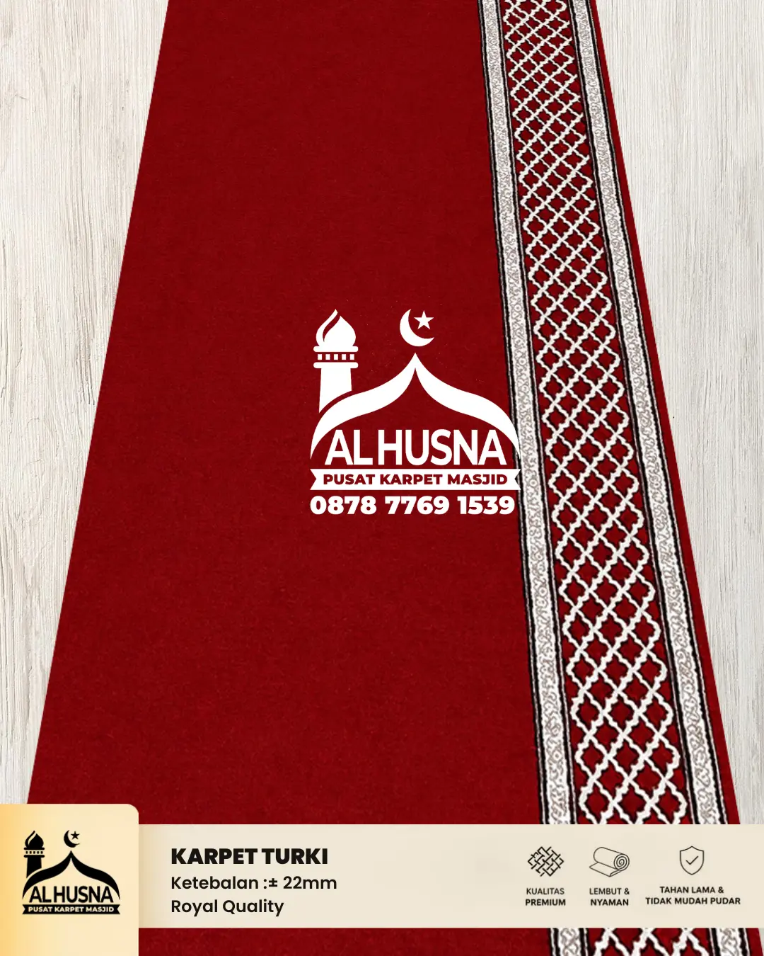 modal usaha karpet masjid