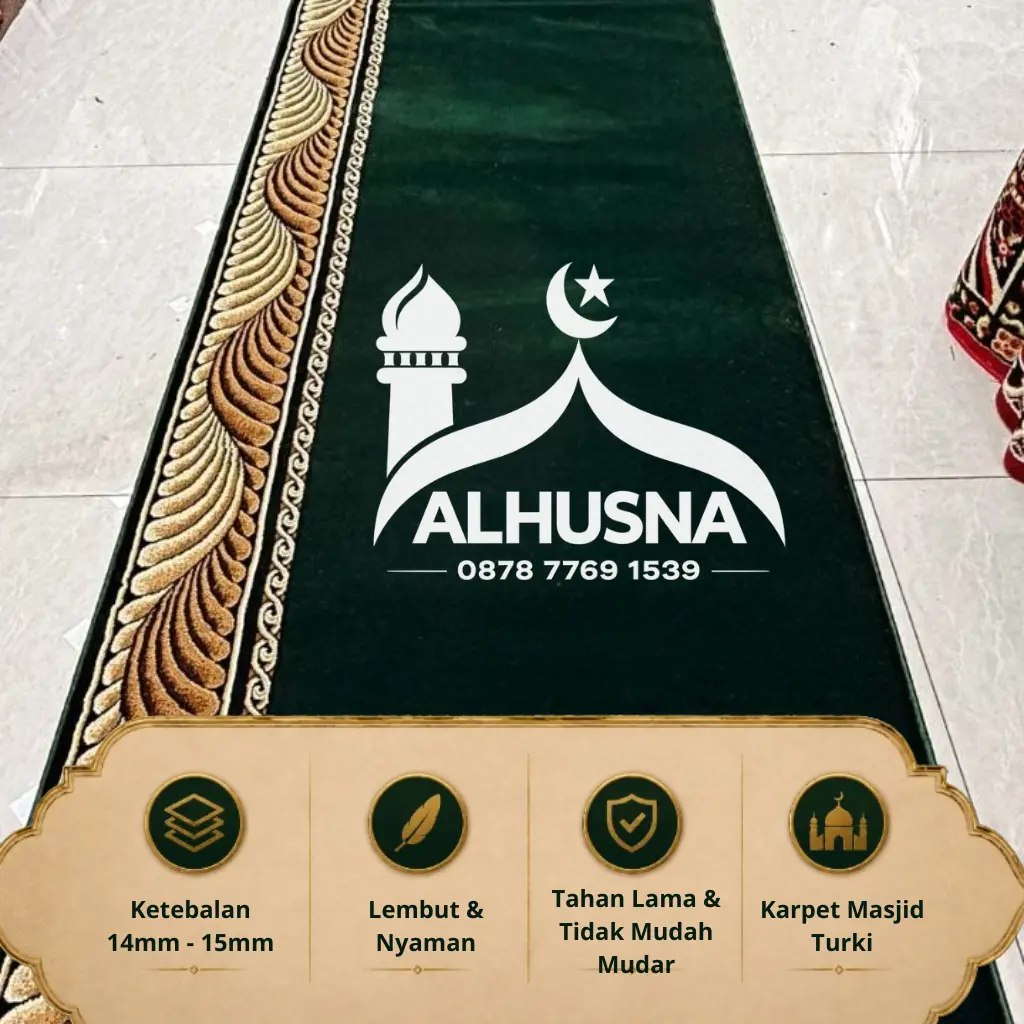 standar karpet masjid besar dan masjid raya