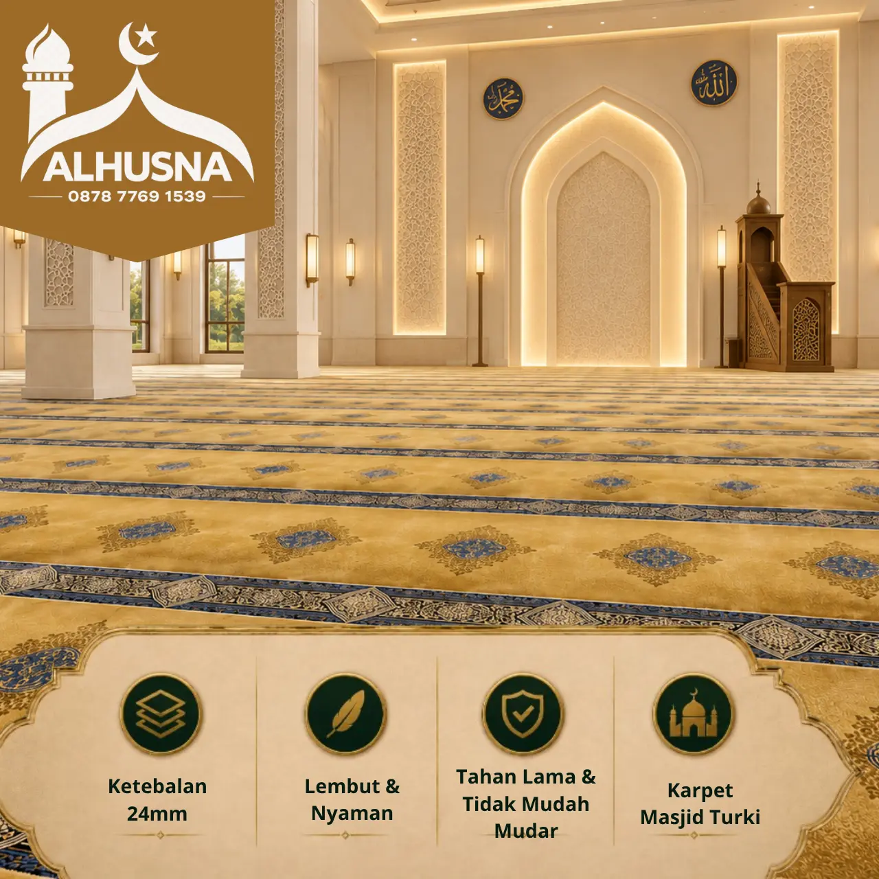 harga jual karpet masjid kompetitif