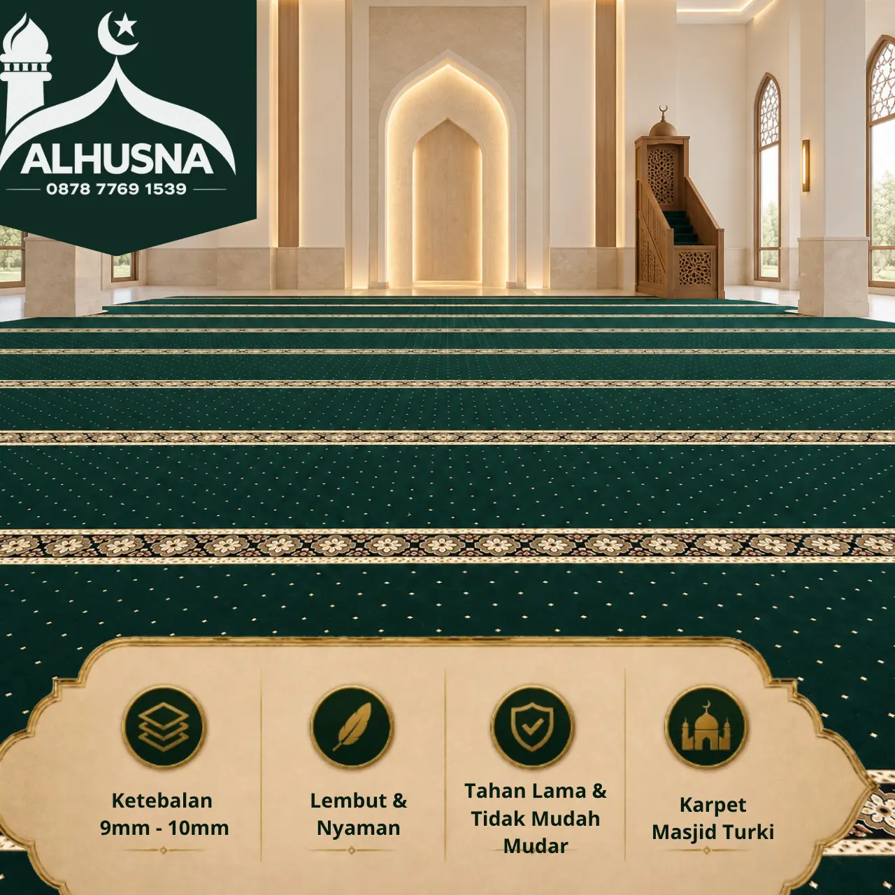 karpet masjid tahan sajadah dipakai terus