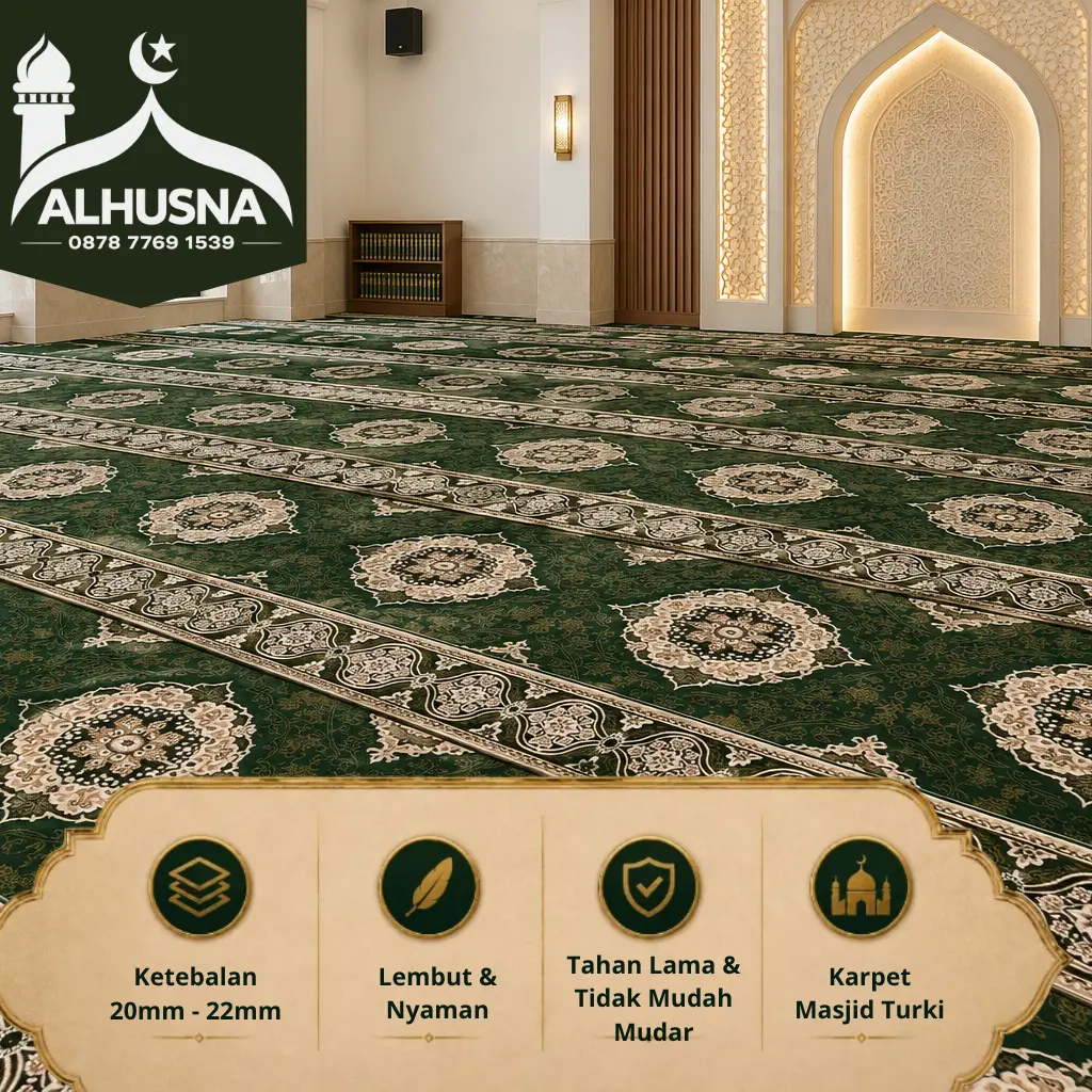 karpet masjid vs lantai ubin